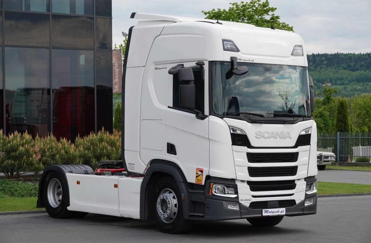 Scania R 450 / RETARDER / HYDRAULIKA / OPONY 100% / SPR - Tracteur routier: photos 1 Scania R 450 / RETARDER / HYDRAULIKA / OPONY 100% / SPR - Tracteur routier: photos 1