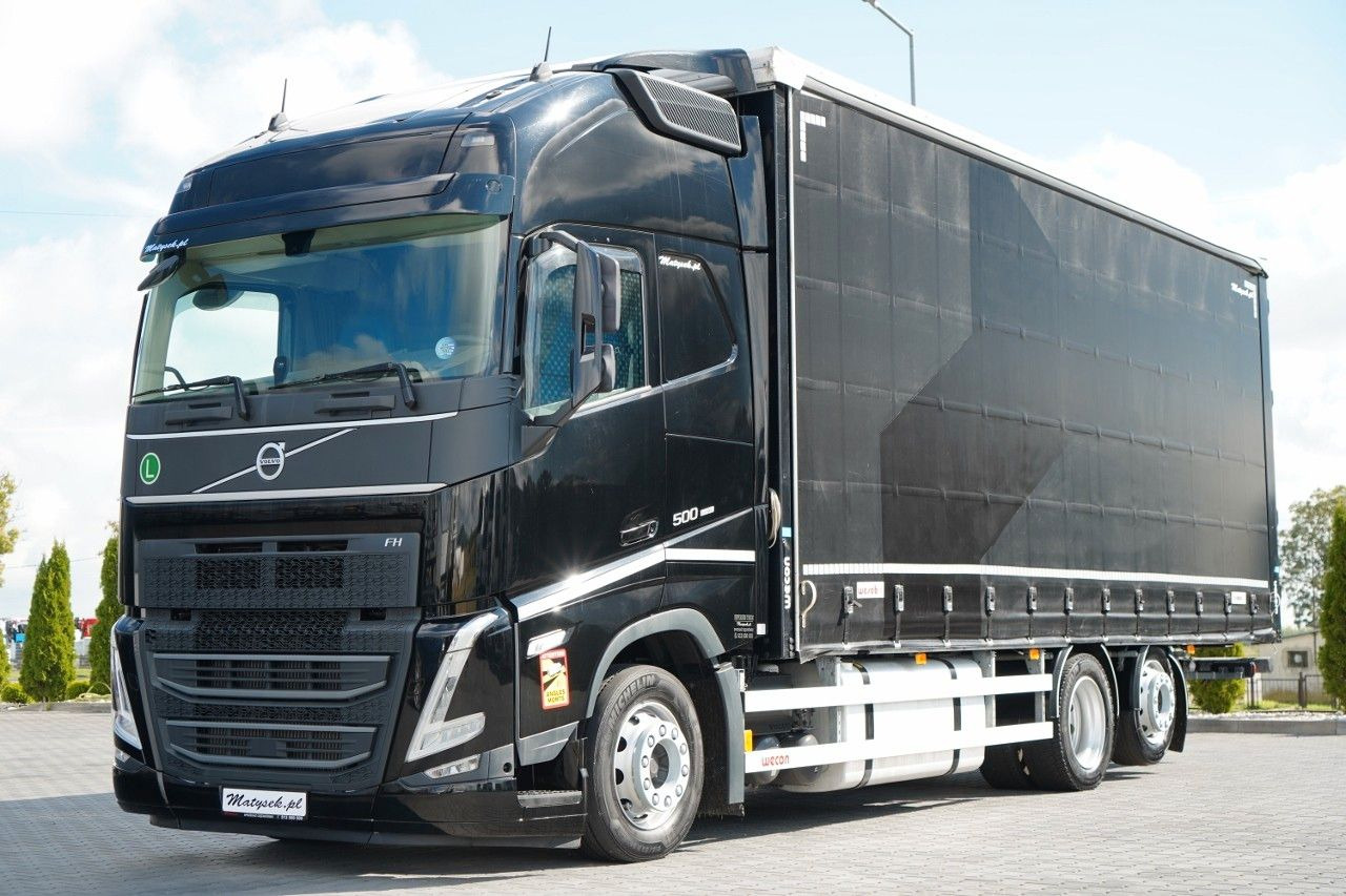 Volvo FH 500 / I-SAVE / TANDEM PRZEJAZDOWY / 2023 / K - Camion à rideaux coulissants: photos 3 Volvo FH 500 / I-SAVE / TANDEM PRZEJAZDOWY / 2023 / K - Camion à rideaux coulissants: photos 3