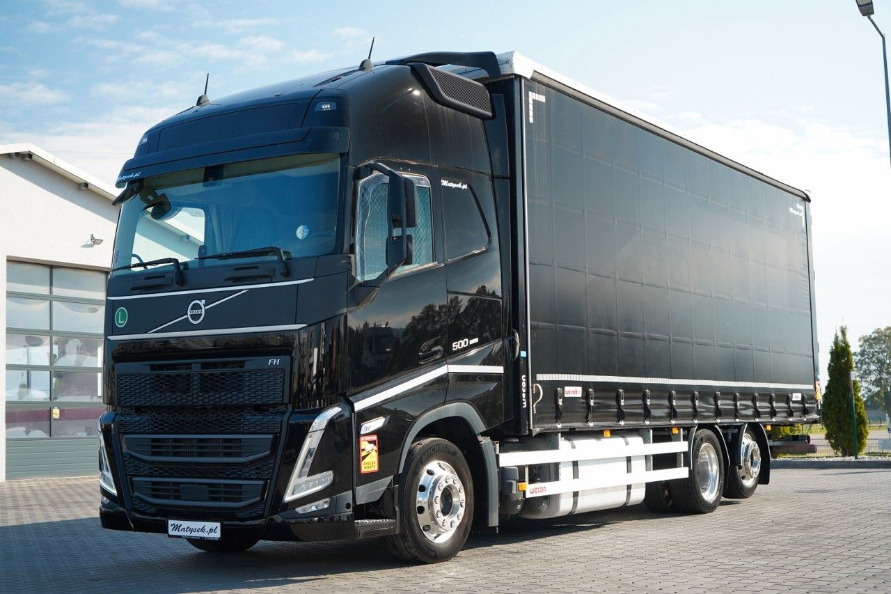 Volvo FH 500 / MEGA / ZESTAW TANDEM PRZEJAZDOWY 120 M3 - Camion à rideaux coulissants: photos 1 Volvo FH 500 / MEGA / ZESTAW TANDEM PRZEJAZDOWY 120 M3 - Camion à rideaux coulissants: photos 1