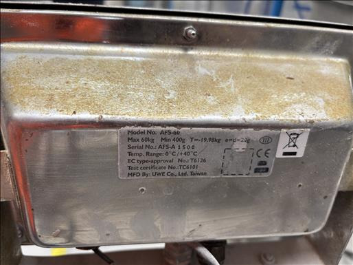 UWE AFS60 Platform scale - Machine agroalimentaire: photos 3 UWE AFS60 Platform scale - Machine agroalimentaire: photos 3