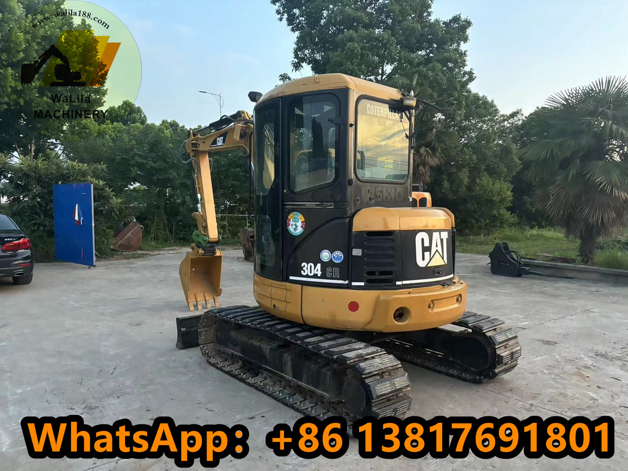Mini pelle CAT 304 CR Caterpillar 304CCR imported excavator [ Nice]: photos 9