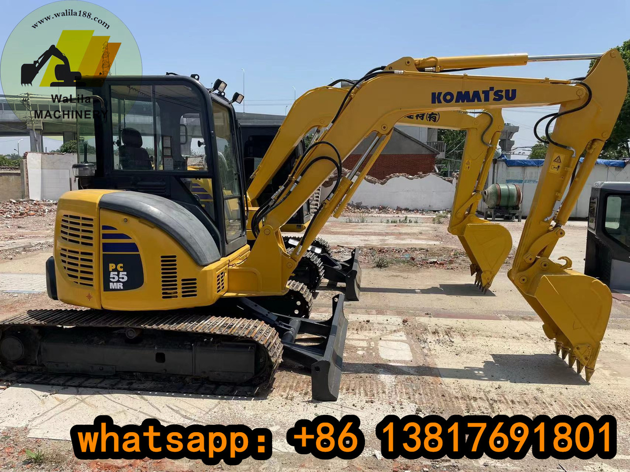 KOMATSU PC 55 MR-3 - Mini pelle: photos 1 KOMATSU PC 55 MR-3 - Mini pelle: photos 1