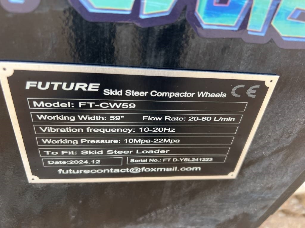 Future FT-CW59 Skid Steer Compactor Wheels - Compacteur: photos 4 Future FT-CW59 Skid Steer Compactor Wheels - Compacteur: photos 4