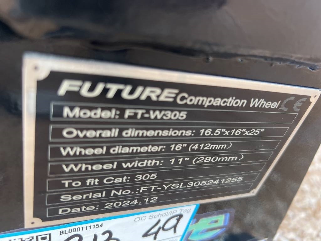 Future FT-W3054 Compaction Wheel - Compacteur: photos 3 Future FT-W3054 Compaction Wheel - Compacteur: photos 3