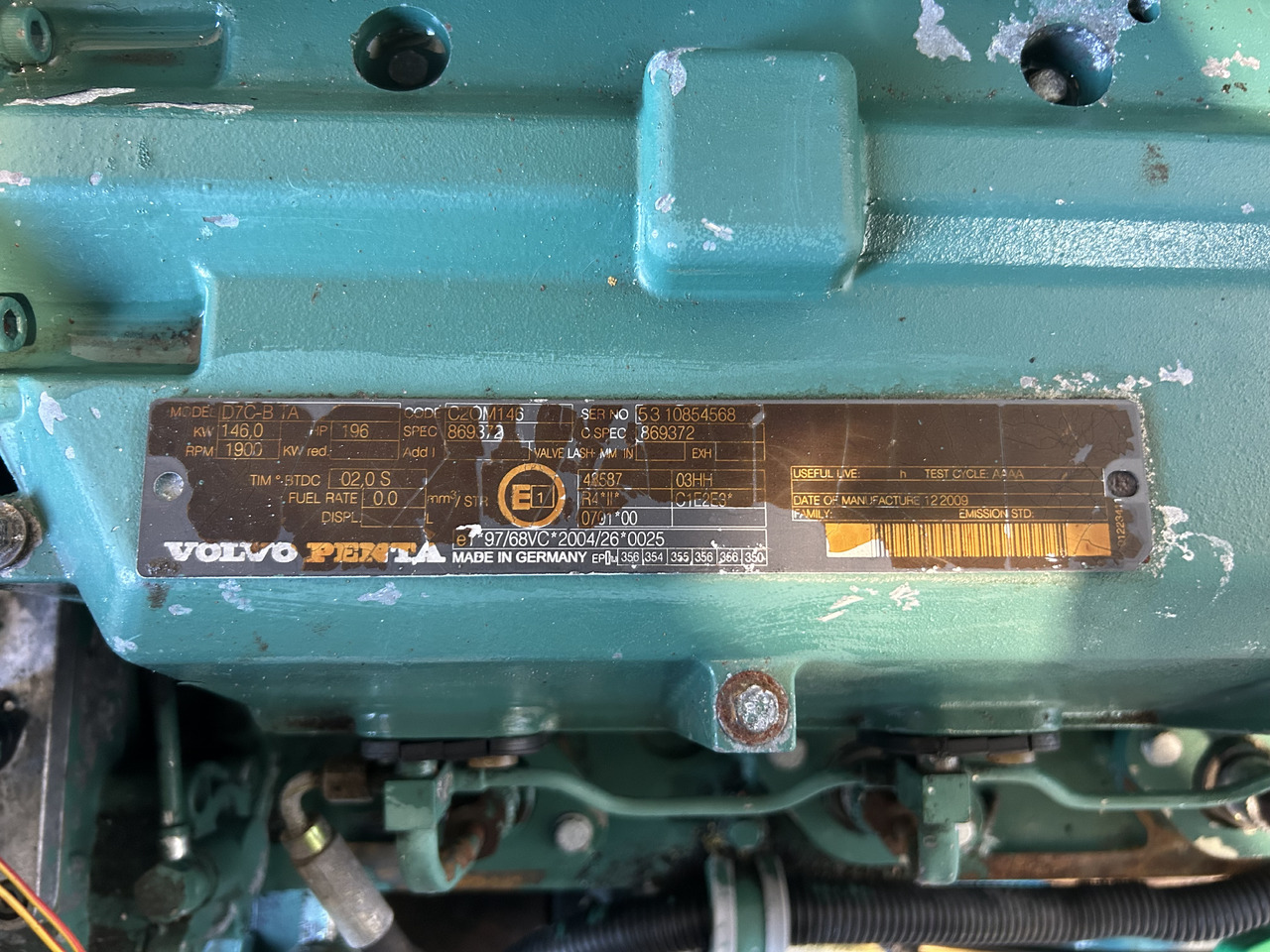 Moteur pour Autre matériel Volvo Penta D7C-B TA: photos 10