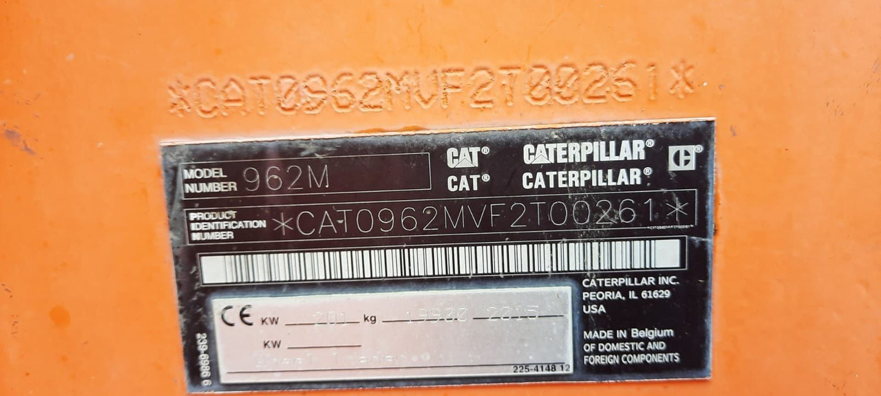 Chargeuse sur pneus CAT 962M Klima 1-Hand German Maschine!!!!: photos 8