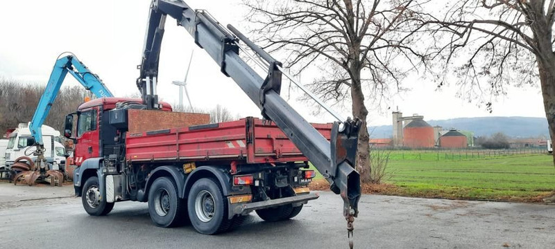 MAN 26.440TGS Kipper+Kran Meiller/Stahl - Camion benne, Camion grue: photos 2 MAN 26.440TGS Kipper+Kran Meiller/Stahl - Camion benne, Camion grue: photos 2