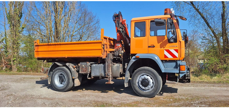 MAN TGM 18.240PS 4x4 3.S-Kipper mit Kran - Camion benne, Camion grue: photos 5 MAN TGM 18.240PS 4x4 3.S-Kipper mit Kran - Camion benne, Camion grue: photos 5