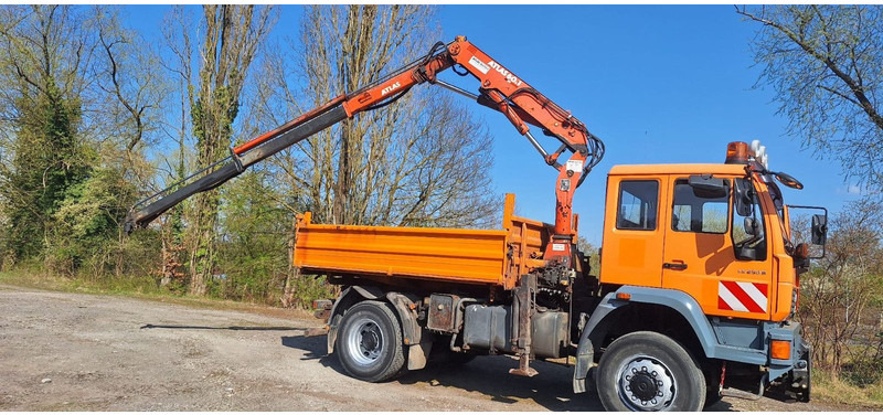 MAN TGM 18.240PS 4x4 3.S-Kipper mit Kran - Camion benne, Camion grue: photos 3 MAN TGM 18.240PS 4x4 3.S-Kipper mit Kran - Camion benne, Camion grue: photos 3