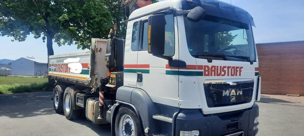 MAN TGS 26.400 Kipper Mit Kran/Funk - Camion benne, Camion grue: photos 2 MAN TGS 26.400 Kipper Mit Kran/Funk - Camion benne, Camion grue: photos 2