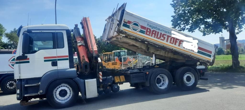 MAN TGS 26.400 Kipper Mit Kran/Funk - Camion benne, Camion grue: photos 3 MAN TGS 26.400 Kipper Mit Kran/Funk - Camion benne, Camion grue: photos 3
