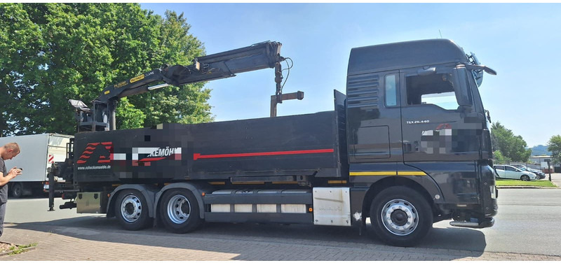 MAN TGX 26.440 6x2 LLW Pritsche mit Kran Palfinge - Camion plateau, Camion grue: photos 2 MAN TGX 26.440 6x2 LLW Pritsche mit Kran Palfinge - Camion plateau, Camion grue: photos 2