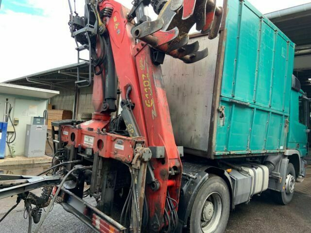 Mercedes-Benz 1841K 4x2 Actros Kipper mit Kran+Greifer - Camion benne, Camion grue: photos 5 Mercedes-Benz 1841K 4x2 Actros Kipper mit Kran+Greifer - Camion benne, Camion grue: photos 5