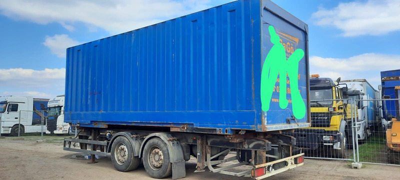 Schmitz Cargobull Containeranhänger mit Container - Remorque porte-conteneur/ Caisse mobile: photos 3 Schmitz Cargobull Containeranhänger mit Container - Remorque porte-conteneur/ Caisse mobile: photos 3