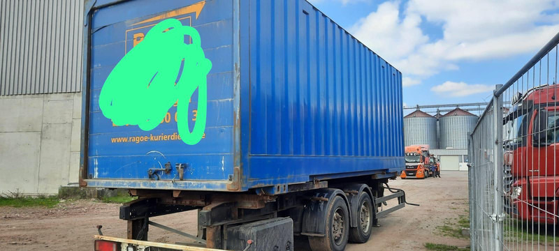 Remorque porte-conteneur/ Caisse mobile Schmitz Cargobull Containeranhänger mit Container: photos 6 Remorque porte-conteneur/ Caisse mobile Schmitz Cargobull Containeranhänger mit Container: photos 6
