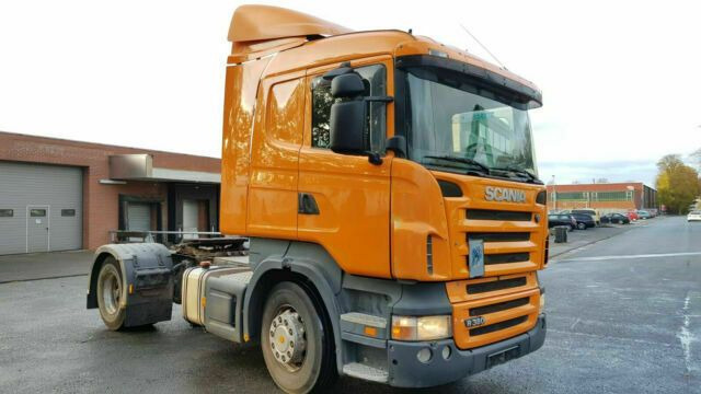 Scania P360 4x2 SZM G.Haus Klima Kipphyd. - Tracteur routier: photos 1 Scania P360 4x2 SZM G.Haus Klima Kipphyd. - Tracteur routier: photos 1