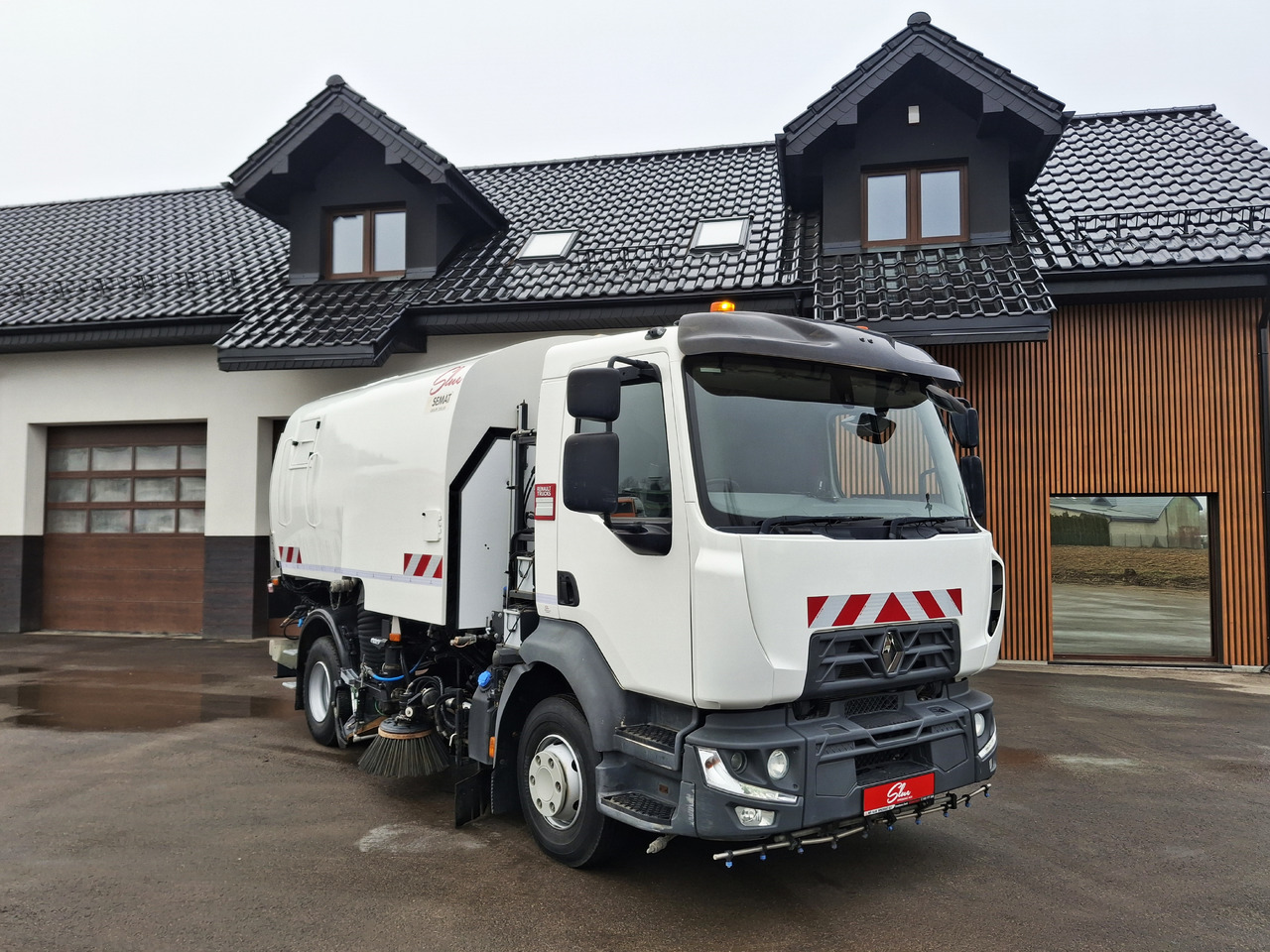 RENAULT D12 Zamiatarka Kehrmaschine SEMAT Zoeller Faun Karcher Euro 6 PM10 L/R 2017r - Balayeuse de voirie: photos 1 RENAULT D12 Zamiatarka Kehrmaschine SEMAT Zoeller Faun Karcher Euro 6 PM10 L/R 2017r - Balayeuse de voirie: photos 1