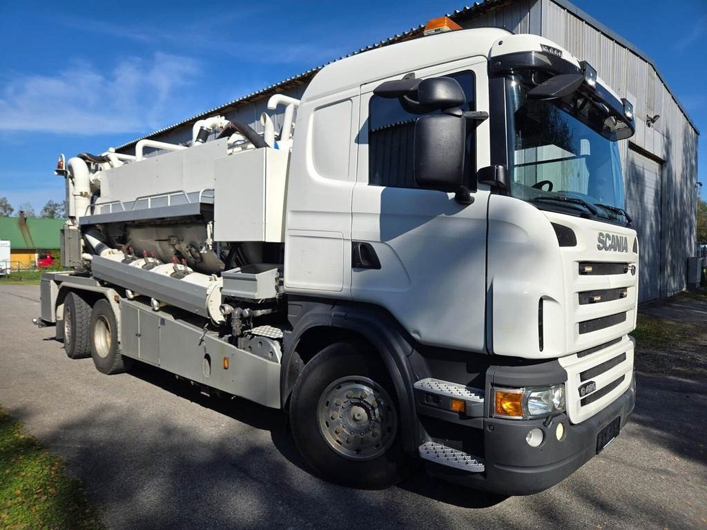 Scania G420 6X2 J. Hvidtved Larsen  - Camion hydrocureur: photos 5 Scania G420 6X2 J. Hvidtved Larsen  - Camion hydrocureur: photos 5