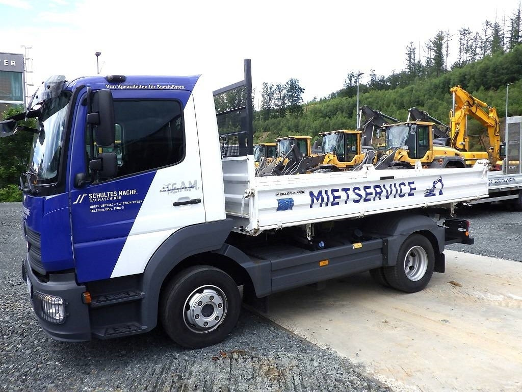 Mercedes-Benz Atego 1024 mit Meiller 3-Seitenkipper - Camion benne: photos 1 Mercedes-Benz Atego 1024 mit Meiller 3-Seitenkipper - Camion benne: photos 1