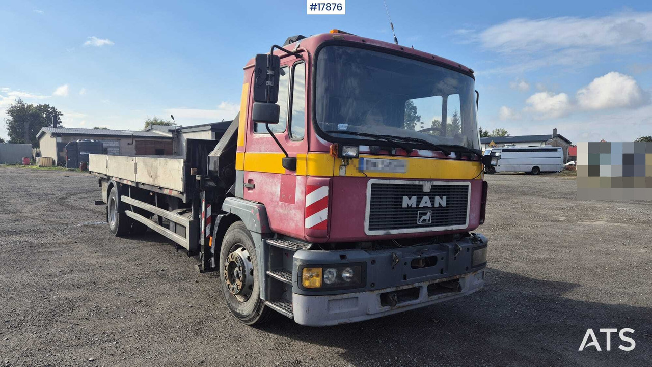 1997 MAN 18.224 - Camion plateau, Camion grue: photos 5 1997 MAN 18.224 - Camion plateau, Camion grue: photos 5