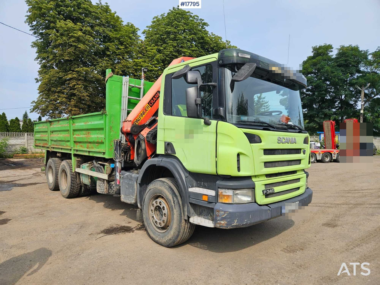 2007 Scania P 340 - Camion plateau, Camion grue: photos 1 2007 Scania P 340 - Camion plateau, Camion grue: photos 1