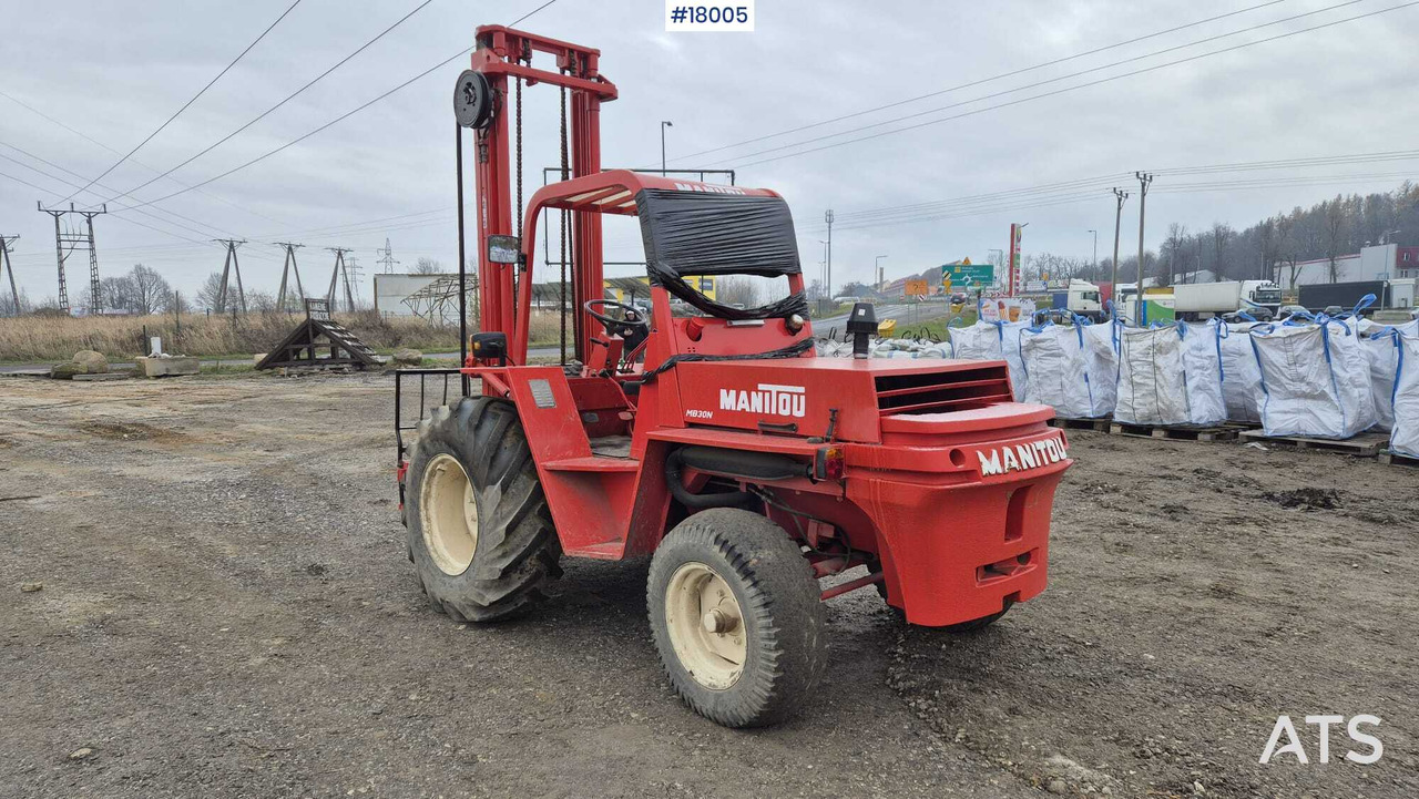 Chariot tout terrain Rough terrain forklift MANITOU MB 30N (1993): photos 8