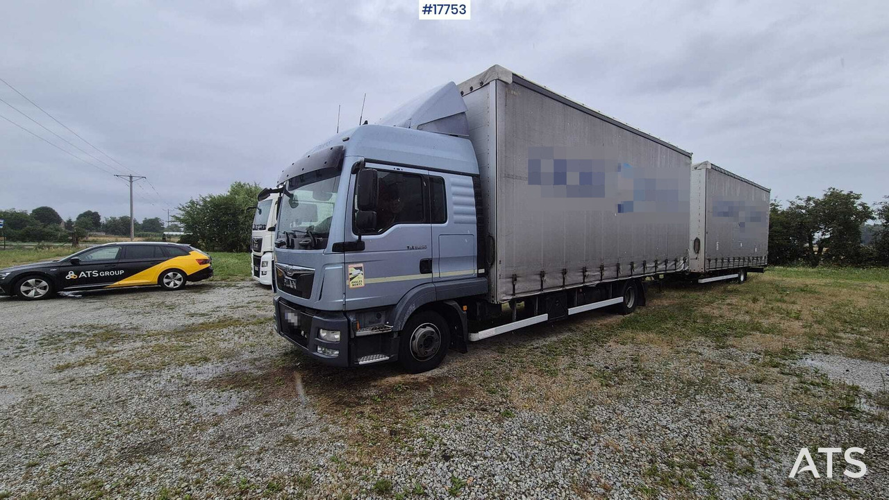 Tandem MAN TGL 8.250 (2014) - Camion à rideaux coulissants: photos 5 Tandem MAN TGL 8.250 (2014) - Camion à rideaux coulissants: photos 5