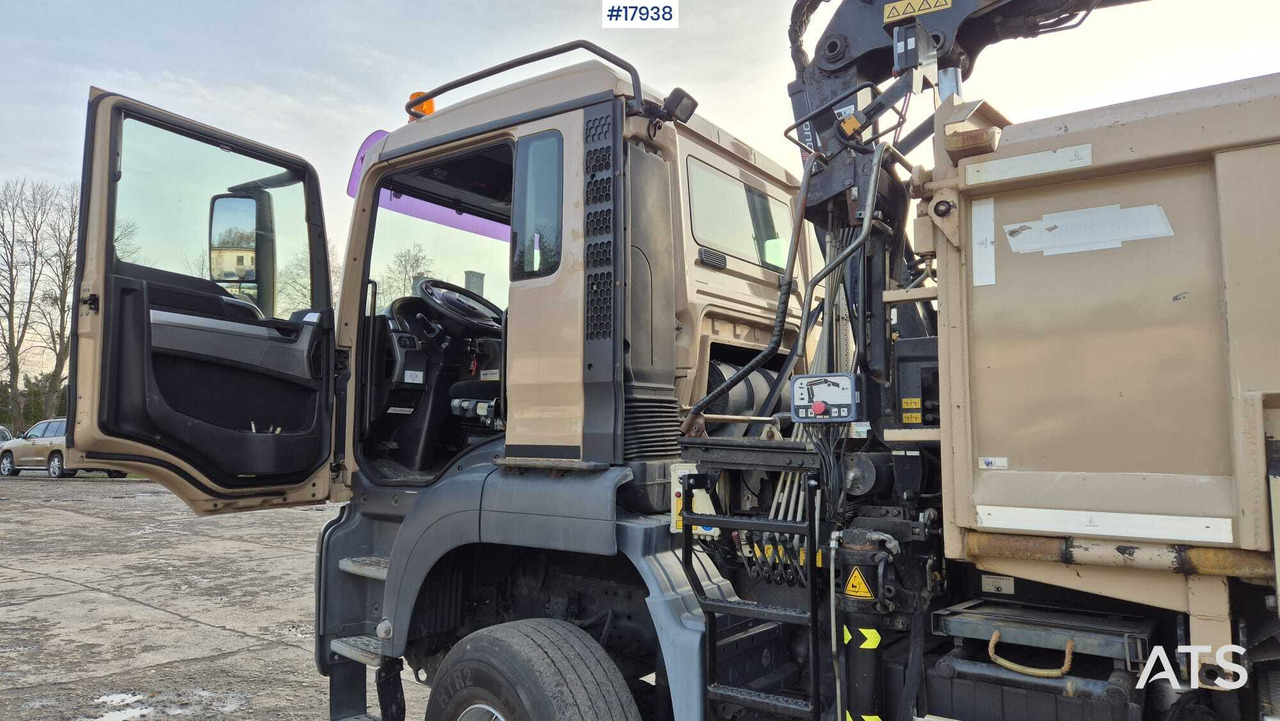 Camion benne, Camion grue Tipper MAN TGS 33.400 6x4 HDS HIAB 144 DS-2 DUO (2009): photos 12