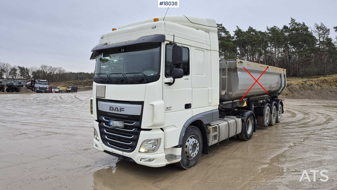 DAF XF 440 FT tractor unit (2017) Tipping hydraulics. - Tracteur routier: photos 1 DAF XF 440 FT tractor unit (2017) Tipping hydraulics. - Tracteur routier: photos 1