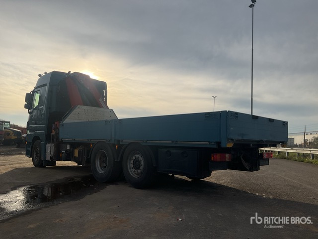 2012 Mercedes-Benz Actros 930.20 2012 HMF 3000-K3 Articulated Bo ... Flatbed Truck with Crane - Camion plateau, Camion grue: photos 1 2012 Mercedes-Benz Actros 930.20 2012 HMF 3000-K3 Articulated Bo ... Flatbed Truck with Crane - Camion plateau, Camion grue: photos 1