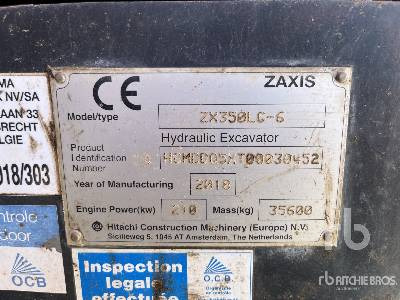 HITACHI ZX350LC-6 - Pelle sur chenille: photos 5 HITACHI ZX350LC-6 - Pelle sur chenille: photos 5