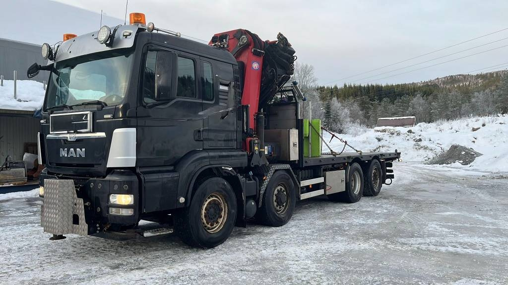 MAN TGS 35.480 60 tm HMF hydrodrive winch - Camion grue: photos 1 MAN TGS 35.480 60 tm HMF hydrodrive winch - Camion grue: photos 1