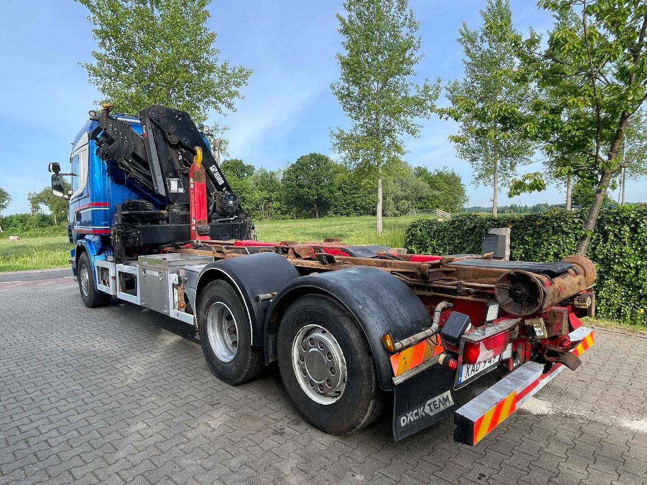 Scania R480 - Camion porte-conteneur/ Caisse mobile, Camion grue: photos 3 Scania R480 - Camion porte-conteneur/ Caisse mobile, Camion grue: photos 3