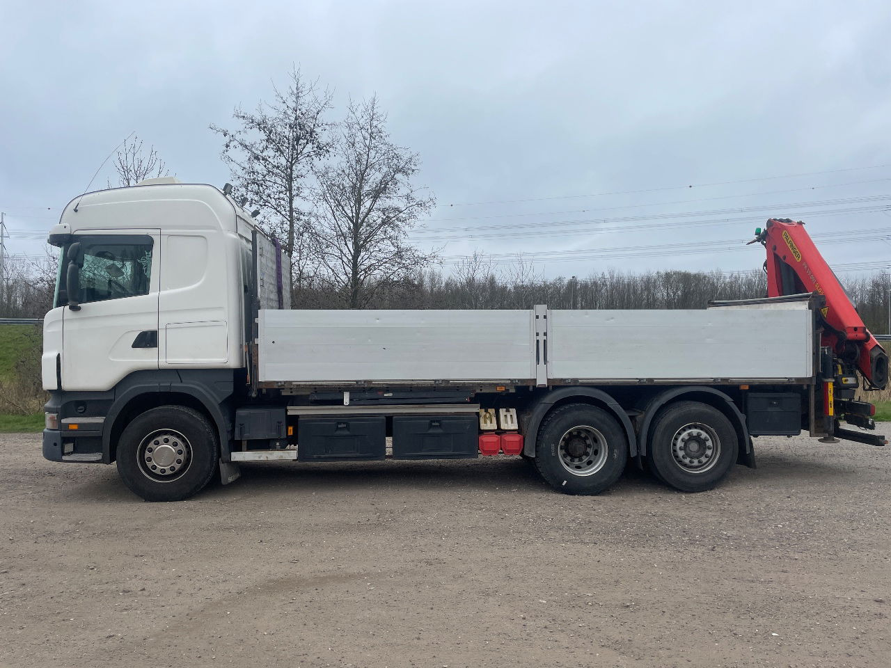 Scania R480 with Palfinger PK 19.001 SLD crane - Camion plateau: photos 2 Scania R480 with Palfinger PK 19.001 SLD crane - Camion plateau: photos 2