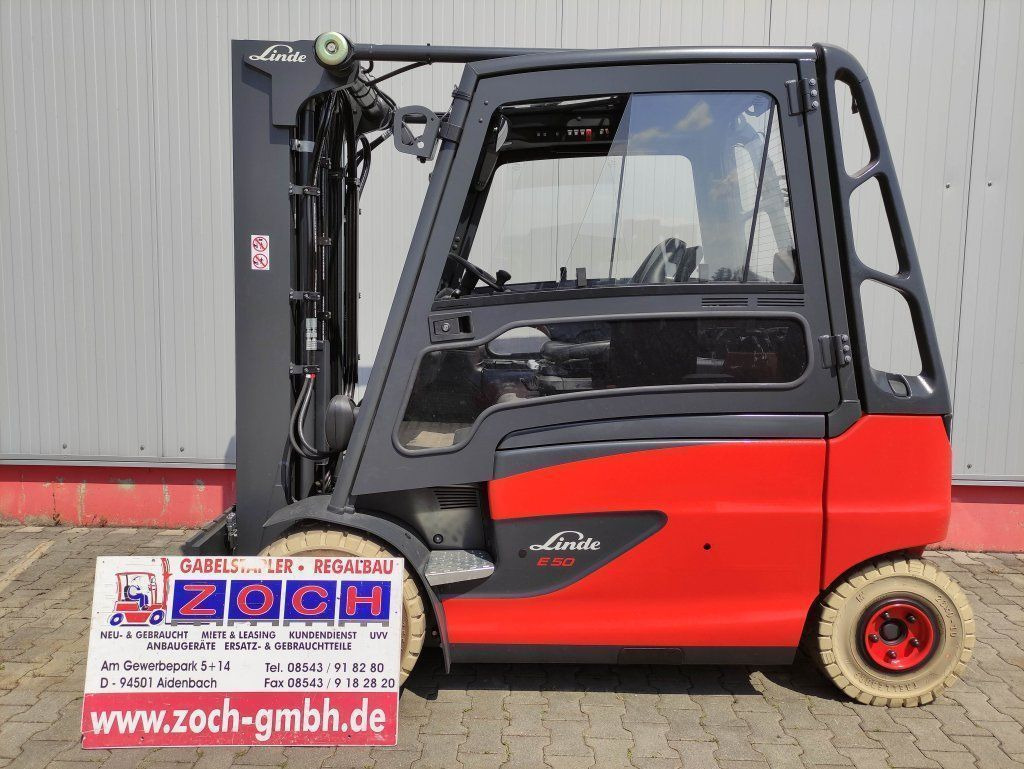 Linde E50HL-01-388 - Chariot élévateur électrique: photos 1 Linde E50HL-01-388 - Chariot élévateur électrique: photos 1