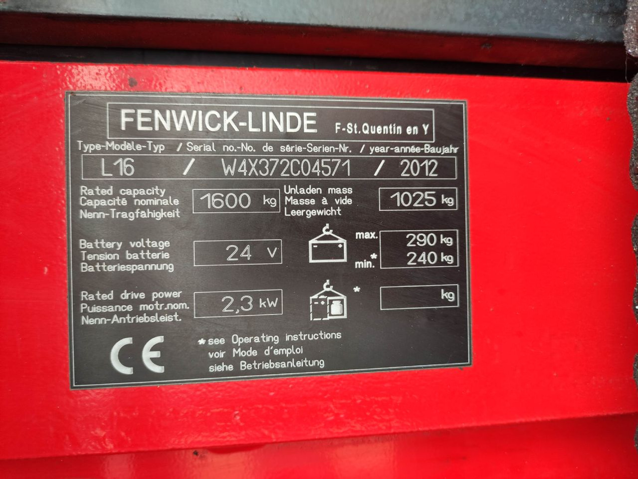 Linde L16-372 (LACK NEU) - Gerbeur: photos 5 Linde L16-372 (LACK NEU) - Gerbeur: photos 5