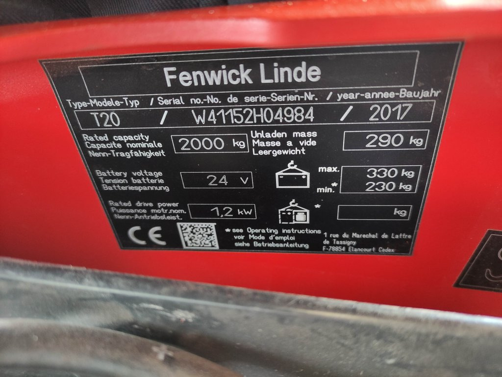 Linde T20 - Transpalette: photos 5 Linde T20 - Transpalette: photos 5