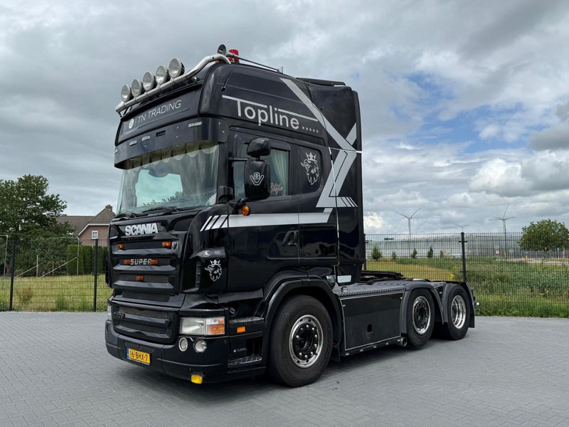 Scania R500 STEERING PUSHER, LEATHER, RETARDER, OPEN EXHAUST. - Tracteur routier: photos 2 Scania R500 STEERING PUSHER, LEATHER, RETARDER, OPEN EXHAUST. - Tracteur routier: photos 2