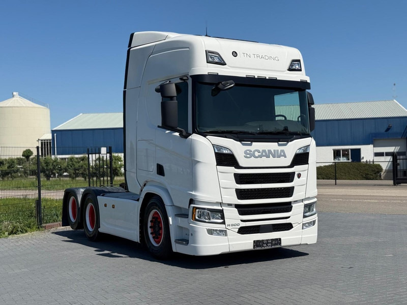 Scania R500 VOLLUCHT, RETARDER, 3.15WB, LEER, LED, VOL SPOILER. - Tracteur routier: photos 1 Scania R500 VOLLUCHT, RETARDER, 3.15WB, LEER, LED, VOL SPOILER. - Tracteur routier: photos 1