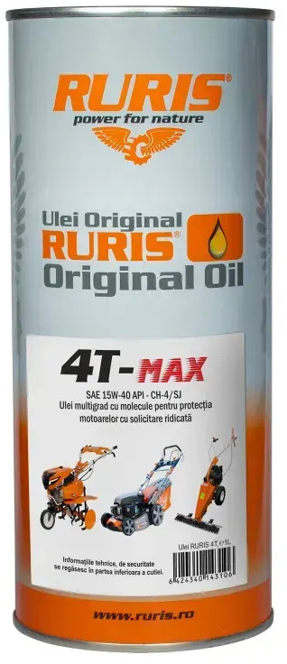 Olej RURIS 4T-MAX 1l - Huile moteur et produits d'entretien auto: photos 1 Olej RURIS 4T-MAX 1l - Huile moteur et produits d'entretien auto: photos 1