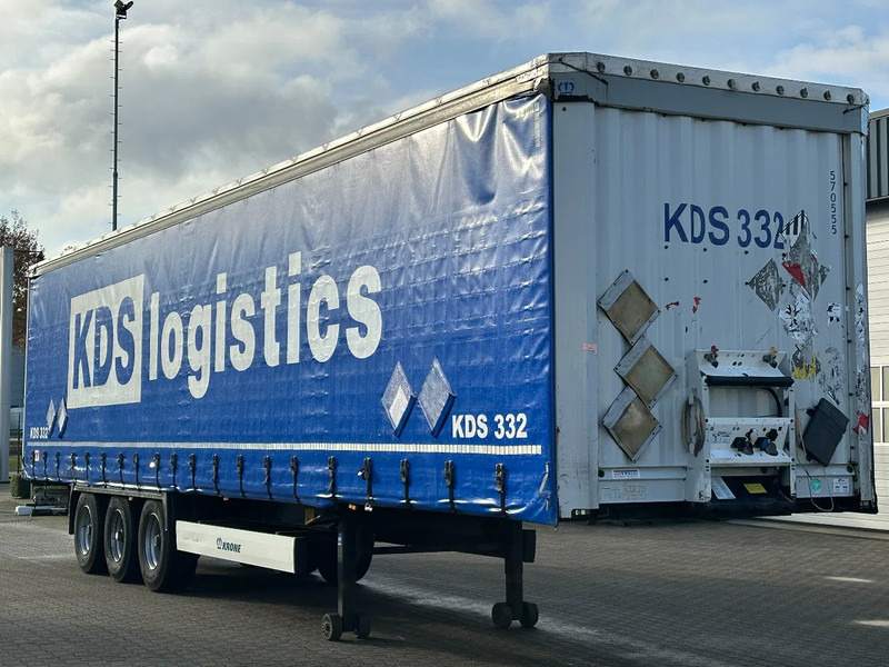 Krone Schuifzeil -Dak Met Borden / BPW-Assen / Apk 09-2026! - Semi-remorque rideaux coulissants: photos 4 Krone Schuifzeil -Dak Met Borden / BPW-Assen / Apk 09-2026! - Semi-remorque rideaux coulissants: photos 4