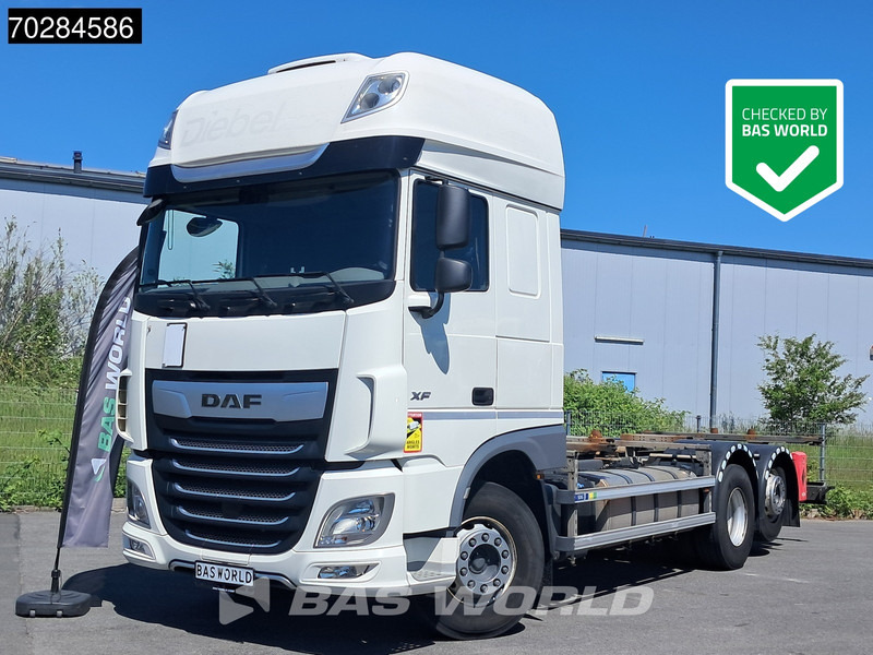 Camion porte-conteneur/ Caisse mobile DAF XF 450 6X2 BDF SSC Retarder 2x Tanks Liftachse Standklima LED ACC Euro 6: photos 1