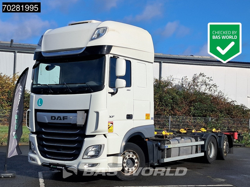 DAF XF 480 6X2 BDF SSC Retarder Lift-Steering Axle Standklima ACC Euro 6 - Camion porte-conteneur/ Caisse mobile: photos 1 DAF XF 480 6X2 BDF SSC Retarder Lift-Steering Axle Standklima ACC Euro 6 - Camion porte-conteneur/ Caisse mobile: photos 1