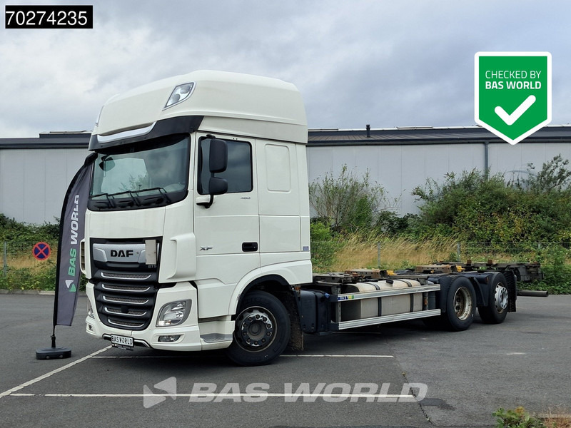 DAF XF 480 6X2 SSC FAN Retarder ACC Lift-Lenkachse LED Euro 6 - Camion porte-conteneur/ Caisse mobile: photos 1 DAF XF 480 6X2 SSC FAN Retarder ACC Lift-Lenkachse LED Euro 6 - Camion porte-conteneur/ Caisse mobile: photos 1