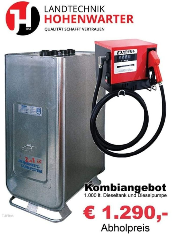 PE Combi 1000 L Hof Tankstelle (15796) - Citerne: photos 1 PE Combi 1000 L Hof Tankstelle (15796) - Citerne: photos 1