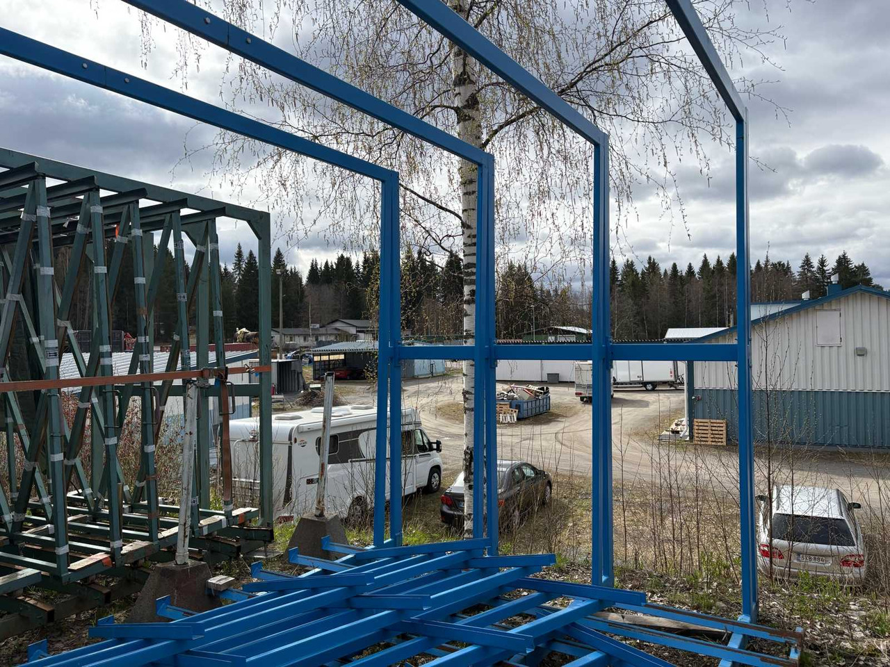 Storage rack frame - Rayonnage metallique: photos 4 Storage rack frame - Rayonnage metallique: photos 4