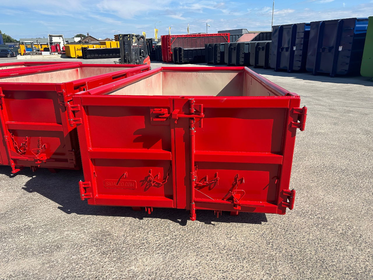 Carrosserie interchangeable/ Conteneur neuf Sidalco 6m3 portaalarm met deuren: photos 1