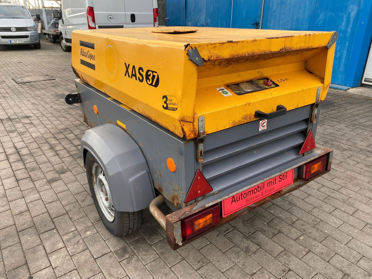 Atlas Copco ATLAS COPCO XAS 37 KD 800 STD. - Compresseur d'air: photos 1 Atlas Copco ATLAS COPCO XAS 37 KD 800 STD. - Compresseur d'air: photos 1