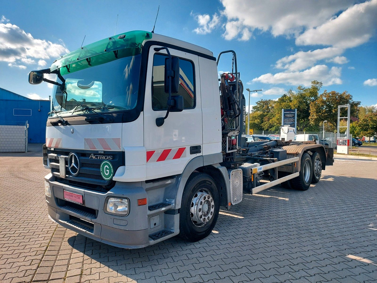Mercedes-Benz Actros 6-Zyl. 2541 HMF KRAN ABROLLKIPPER - Camion ampliroll, Camion grue: photos 3 Mercedes-Benz Actros 6-Zyl. 2541 HMF KRAN ABROLLKIPPER - Camion ampliroll, Camion grue: photos 3