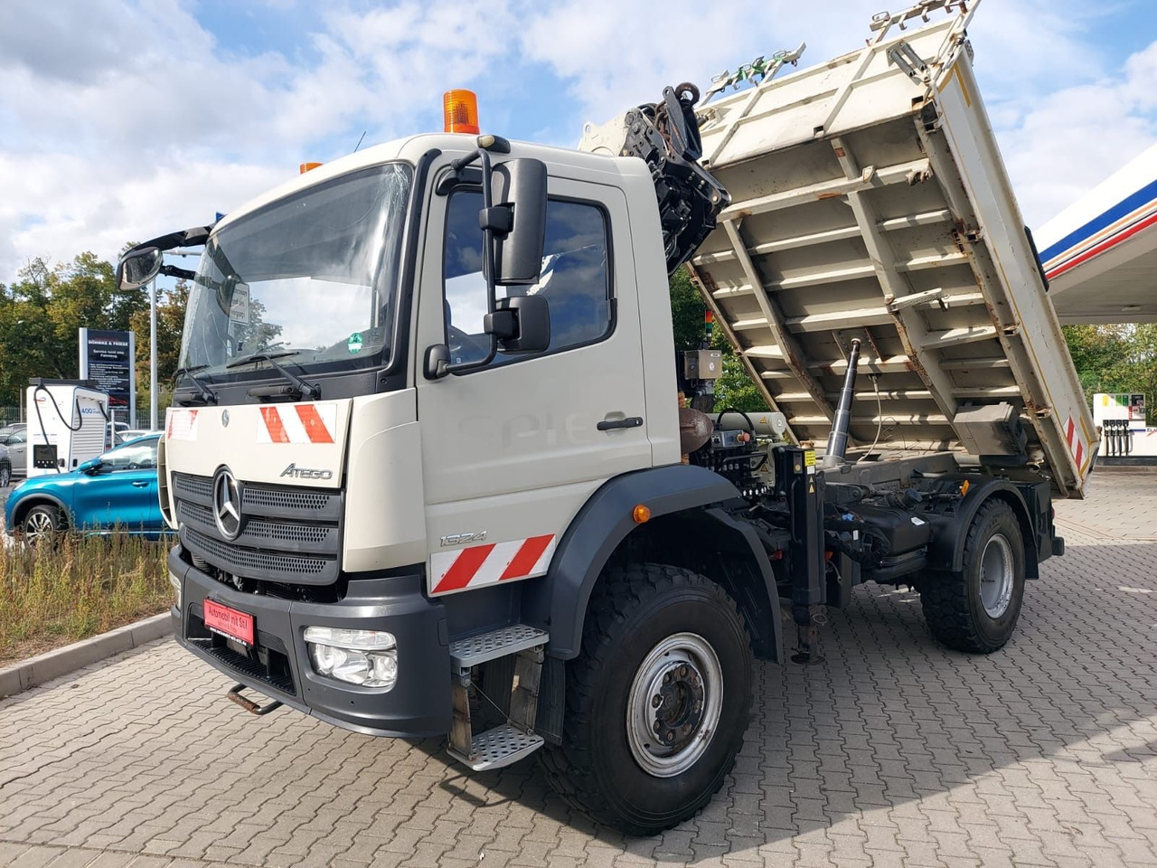 Mercedes-Benz Atego / 1324 MEILER 4X4 KRAN ATLAS 116.3 - Camion benne, Camion grue: photos 4 Mercedes-Benz Atego / 1324 MEILER 4X4 KRAN ATLAS 116.3 - Camion benne, Camion grue: photos 4